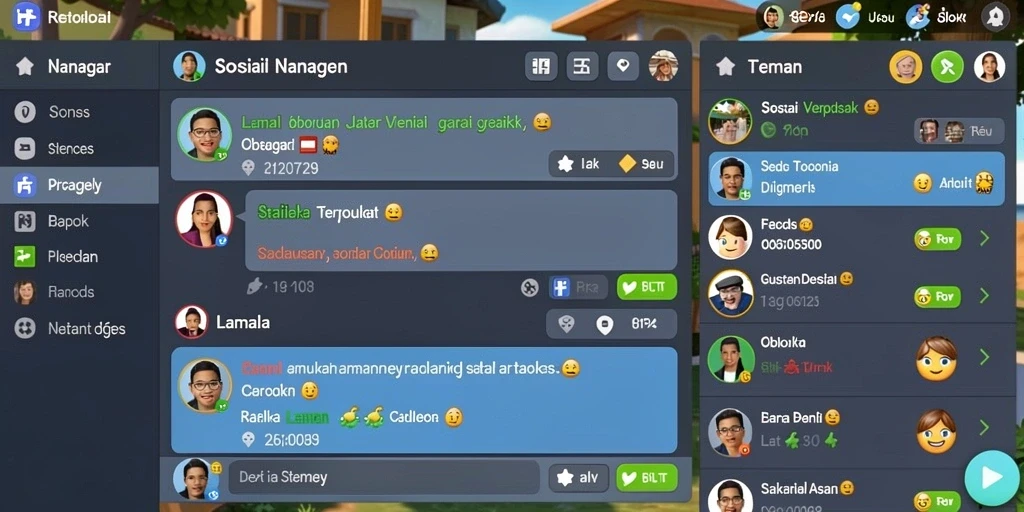 Gambar penuh warna dari mesin slot yang menawan.