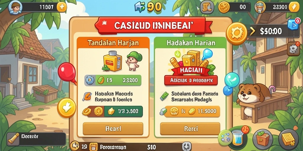 Tangkapan layar dari permainan strategi yang mengasyikkan.
