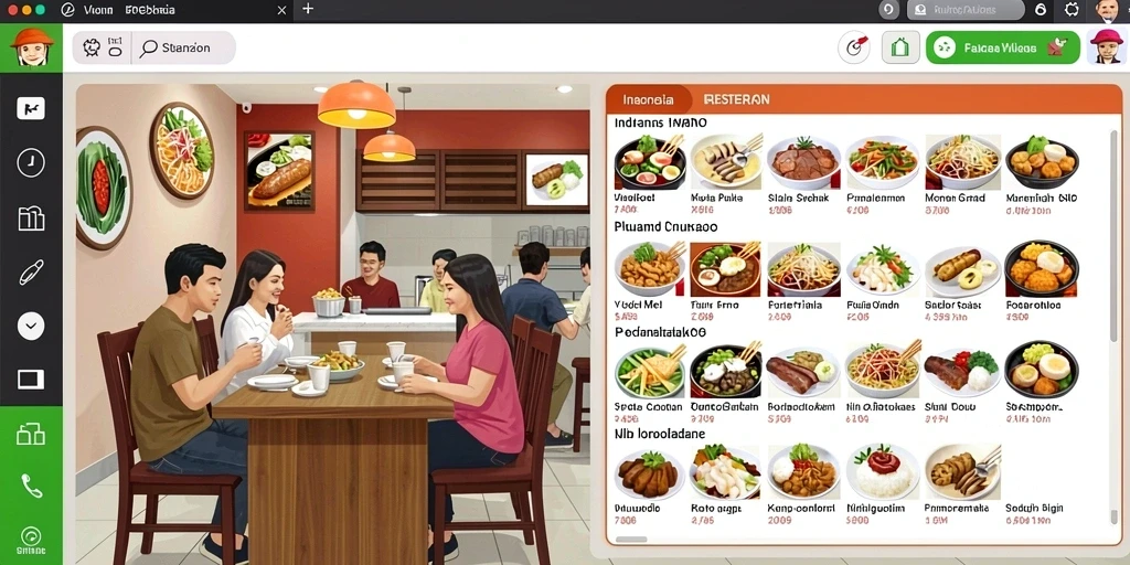 Tampilan antarmuka yang intuitif dan menarik.