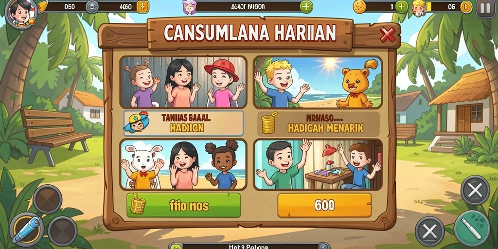 Tampilan antarmuka yang menarik dan user-friendly.