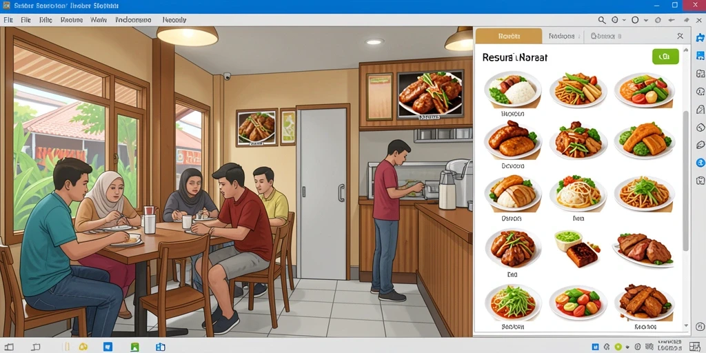 Tampilan antarmuka yang user-friendly.