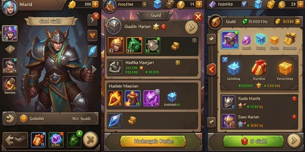 Screenshot menampilkan karakter utama dengan latar belakang yang menarik.