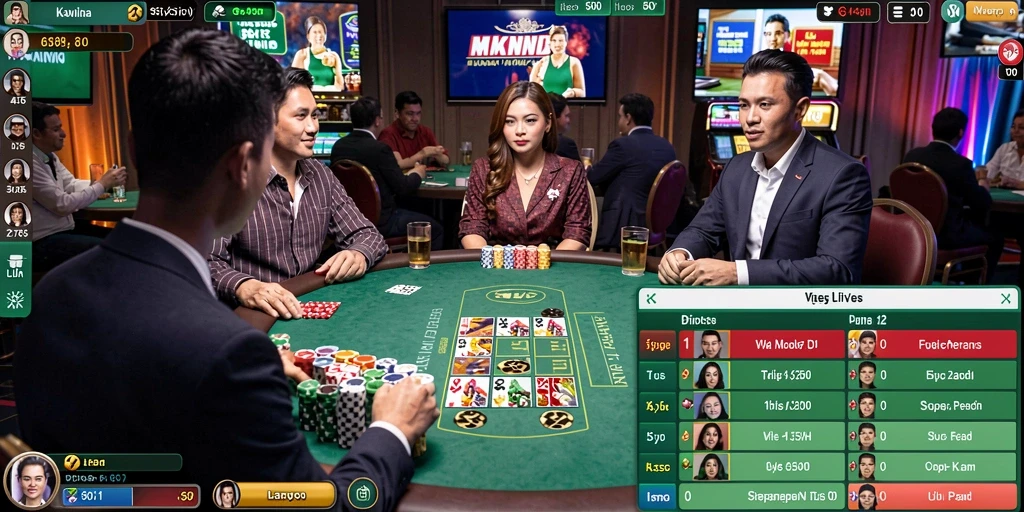 Tangkapan layar dari antarmuka utama game.