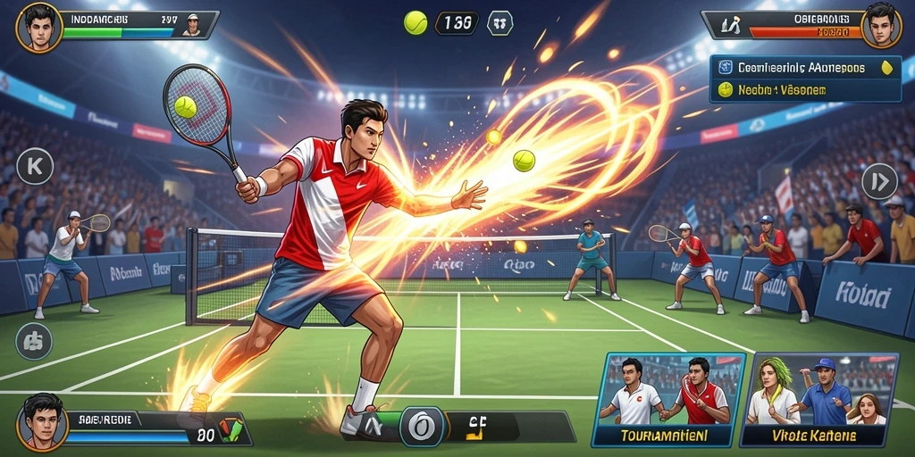 Tangkapan layar menampilkan misi yang menantang di level atas.