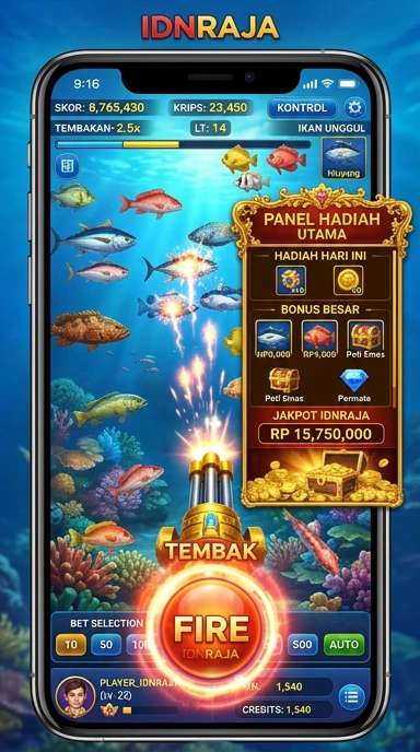 Pratinjau antarmuka idnraja — aplikasi APK resmi Android v4.6.4